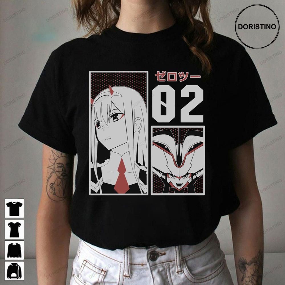 Zero Two Darling In The Franxx Vintage Anime Trending Style